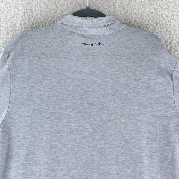 Travis Mathew Gray Brankroll Polo Shirt Mens Short Sleeve Collared Golf Size XXL - Picture 13 of 15